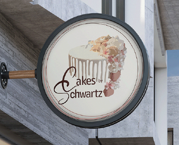 Logo design and large sign